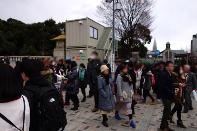 元旦の原宿と神宮橋