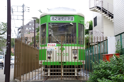 都電7500系-池之端児童遊園