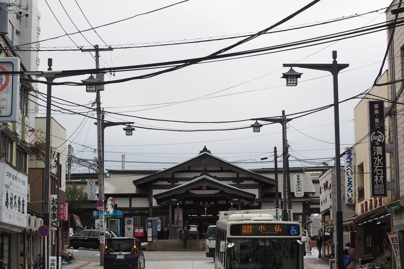 甲州街道の銀杏並木へのアクセス(高尾駅)